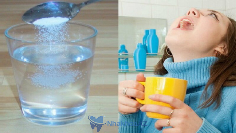 Nước muối có tác dụng trong việc kháng khuẩn rất tốt.
